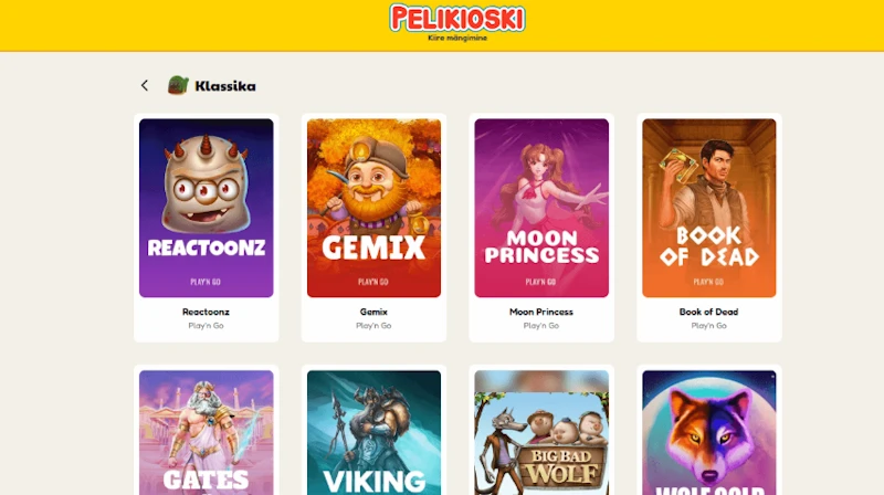 Pelikioski – 500€ bonusraha tai käteiskierrokset